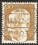 Stamps Germany -  Presidente Federal G. Heinemann