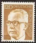 Stamps Germany -  Presidente Federal G. Heinemann