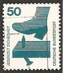 Stamps : Europe : Germany :  Prevencion de accidentes