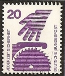 Stamps Germany -  Prevencion de accidentes