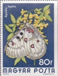 Stamps Hungary -  mariposas