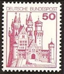 Stamps Germany -  Castillos de Alemania