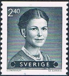 Stamps Sweden -  SERIE BÁSICA. REINA SILVIA Y&T Nº 1255