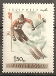 Stamps Hungary -  Campeonato de Europa de patinaje sobre hielo.