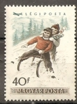 Stamps : Europe : Hungary :  Campeonatos de Europa de patinaje sobre hielo.