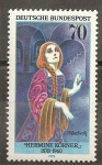 Stamps Germany -  Actrices célebres. Hermine Körner.