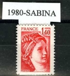 Stamps France -  1980