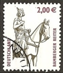 Stamps Germany -  Monumentos y curiosidades. El caballero de Bamberg.