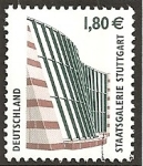 Stamps Germany -  Monumentos y curiosidades. La Galería Estatal de Stuttgart.