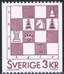 Stamps Sweden -  JUEGOS. AJEDREZ