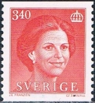 Stamps Sweden -  SERIE BÁSICA. REINA SILVIA