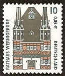 Stamps Germany -  Monumentos y curiosidades. Ayuntamiento de Wenigerode.