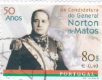 Sellos de Europa - Portugal -  50 años de candidatura del general Norton de Matos