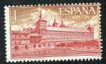 Sellos de Europa - Espa�a -  1384- Real Monasterio de San Lorenzo de El Escorial. Fachada y jardín de los monjes.