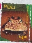 Stamps Peru -  Ceratophrys -cornuta