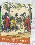 Stamps Peru -  Artistas Peruanos.Pancho Fierro