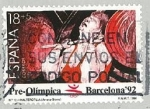 Stamps Spain -  Barcelona´92 4ªSerie Pre-Olímpica