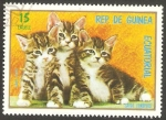 Sellos de Africa - Guinea Ecuatorial -  Gatos europeos