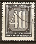 Stamps Germany -  Marca de servicio-DDR.