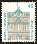 Stamps Germany -  Monumentos y curiosidades. Castillo de Rastatt.