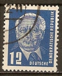 Stamps Germany -  Presidente Wilhelm Pieck(DDR).