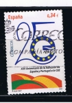 Stamps Spain -  Edifil  4574  XXV Aniver. de la adhesión de España y Portugal a la CEE