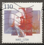 Stamps Germany -  Johann Sebastian Bach. 1685-1750 (compositor)