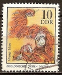 Stamps Germany -  125 años del zoológico de Dresde