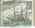 Stamps Spain -  Homenaje a la Marina Española