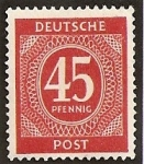 Stamps Germany -  Ocupación Americana, Inglesa y Soviética.