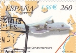 Stamps Spain -  vuelo conmemorativo