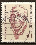 Stamps Germany -  	  Ernst Moritz Arndt, 1769-1860, patriota y escritor.