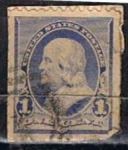 Stamps United States -  Scott  219 Franklin (8)