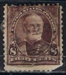 Stamps United States -  Scott  225 Sherman (2)