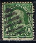 Stamps United States -  Scott  279 Franklin (7)