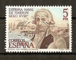 Sellos de Europa - Espaa -  Defensa Naval de Tenerife.