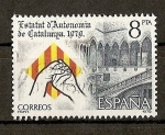 Stamps Spain -  Proclamacion del Estatuto de Autonomia de Cataluña.