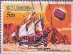 Sellos de America - Colombia -  barco