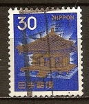 Stamps Japan -  Salón Dorado,Templo Chuson.