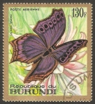 Stamps Burundi -  mariposa salamis temora