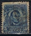 Stamps United States -  Scott  304 Lincoln (4)