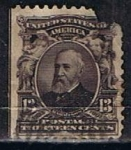 Stamps United States -  Scott  308 Benjamin Harrison