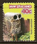 Stamps New Zealand -  Buzones curiosos-Búho.