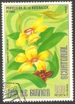 Stamps Equatorial Guinea -  flor hibbertia volubilis