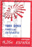 Sellos de Europa - Espaa -  centenario del club Atletico de Madrid