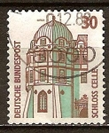 Stamps Germany -  Castillo Celle.