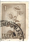 Sellos de America - Argentina -  Girasol