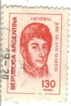 Sellos de America - Argentina -  José de San Martin