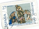 Stamps Spain -  Navidad 92