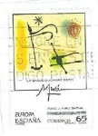 Stamps Spain -  Europa.Obras de Joan Miró 